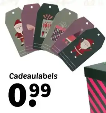 Wibra Cadeaulabels aanbieding