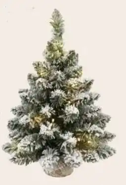 Karwei Kunstkerstboom sneeuw aanbieding