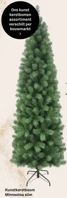 Karwei Kunstkerstboom Minnestoa slim aanbieding
