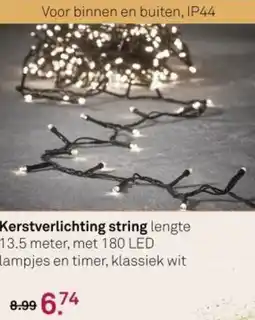 Karwei Kerstverlichting string aanbieding