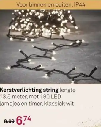Karwei Kerstverlichting string aanbieding
