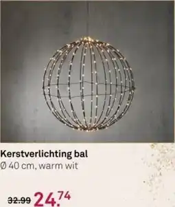 Karwei Kerstverlichting bal aanbieding