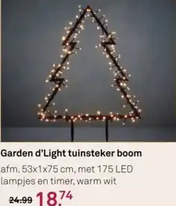 Karwei Garden d'Light tuinsteker boom aanbieding
