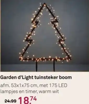Karwei Garden d'Light tuinsteker boom aanbieding