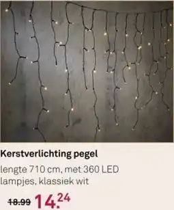 Karwei Kerstverlichting pegel aanbieding