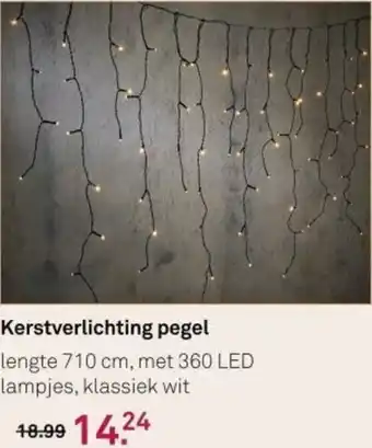 Karwei Kerstverlichting pegel aanbieding