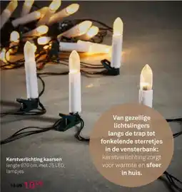 Karwei Kerstverlichting kaarsen aanbieding