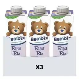 Plein.nl 3x Bambix Rijst Riz (1-3 Jaar) 750 aanbieding