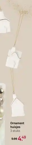 Karwei Ornament huisjes aanbieding
