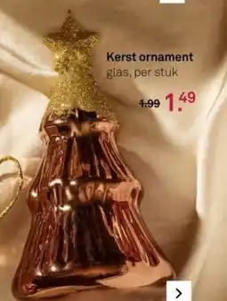 Karwei Kerst ornament glas aanbieding