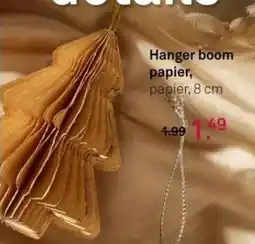 Karwei Hanger boom papier aanbieding