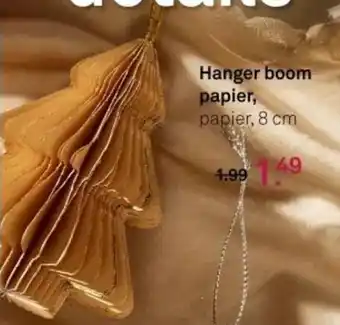 Karwei Hanger boom papier aanbieding