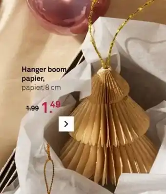 Karwei Hanger boom papier, papier aanbieding