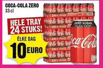 Dirck 3 Coca-cola zero 33cl aanbieding