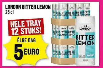 Dirck 3 London bitter lemon 25 cl aanbieding