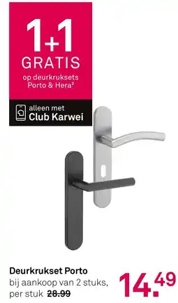 Karwei Deurkrukset Porto aanbieding