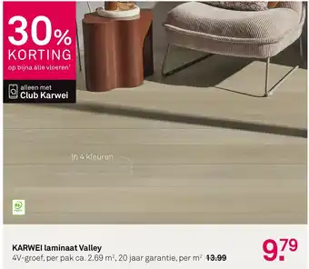 Karwei KARWEI laminaat Valley aanbieding