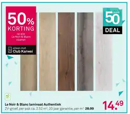 Karwei Le Noir & Blanc laminaat Authentiek aanbieding