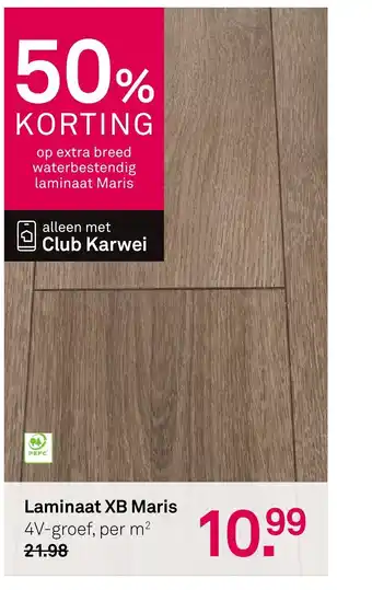 Karwei Laminaat XB Maris aanbieding