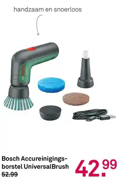 Karwei Bosch Accureinigings borstel UniversalBrush aanbieding