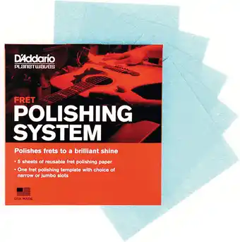 Amazon Planet Waves PW-FRP Fret Polishing System 5x polijstdoeken, blauw aanbieding