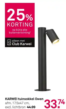 Karwei KARWEI tuinsokkel Owen aanbieding