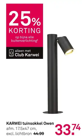 Karwei KARWEI tuinsokkel Owen aanbieding