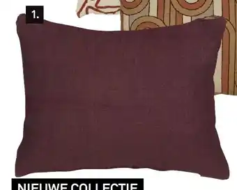 Karwei Kussen ruffled aanbieding