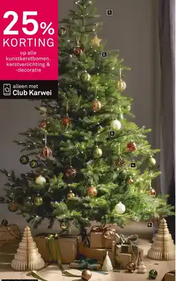 Karwei Kunstkerstboom Minnesota aanbieding