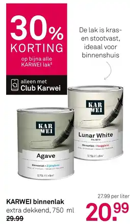Karwei KARWEI binnenlak aanbieding