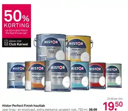 Karwei Histor Perfect Finish houtlak aanbieding