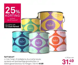 Karwei Fairf lakverf aanbieding