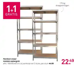 Karwei Handson zwaar metalen opbergrek aanbieding