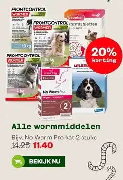 Welkoop Alle wormmiddelen aanbieding