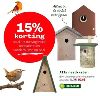 Welkoop Alle nestkasten aanbieding