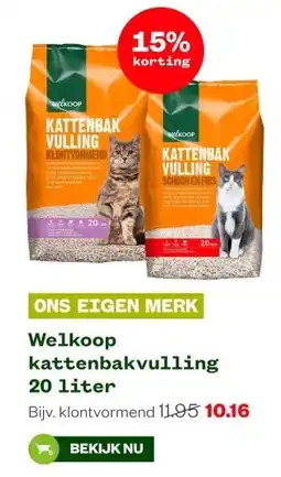Welkoop Welkoop kattenbakvulling aanbieding