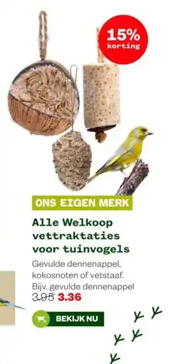 Welkoop Alle Welkoop vettraktaties voor tuinvogels aanbieding