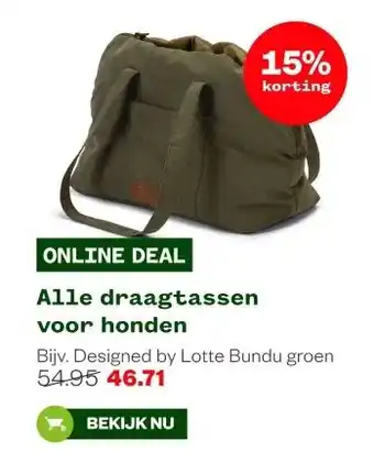 Welkoop Alle draagtassen voor honden aanbieding