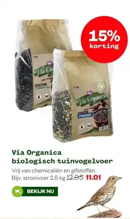 Welkoop Via Organica biologisch tuinvogelvoer aanbieding