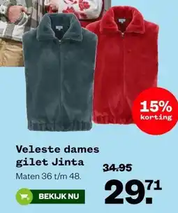 Welkoop Veleste dames gilet Jinta aanbieding