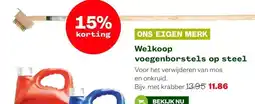 Welkoop Welkoop voegenborstels op steel aanbieding