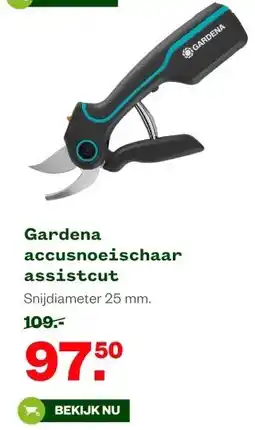 Welkoop Gardena accusnoeischaar assistcut aanbieding