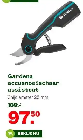 Welkoop Gardena accusnoeischaar assistcut aanbieding