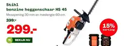 Welkoop Stihl benzine heggenschaar HS 45 aanbieding