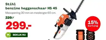 Welkoop Stihl benzine heggenschaar HS 45 aanbieding