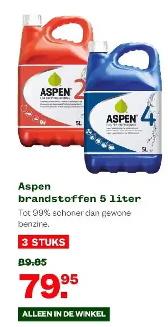 Welkoop Aspen brandstoffen aanbieding