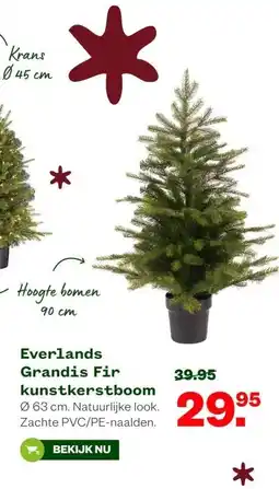 Welkoop Everlands Grandis Fir kunstkerstboom aanbieding