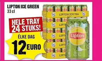 Dirck 3 Lipton ice green 33cl aanbieding