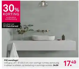 Karwei PVC wandtegel aanbieding