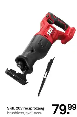 Karwei SKIL 20V reciprozaag brushless, excl. accu aanbieding